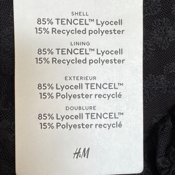 H&M Black Maxi Skirt/ Levincino dress with black lace, size M - Picture 7 of 13